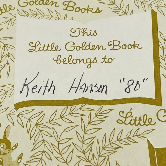 Little Cottontail Little Golden Book Carl Memling vintage Childrens Disney Book - Picture 4 of 11